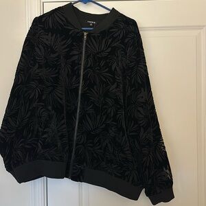 NWT Torrid Palm Leaves Bomber Jacket